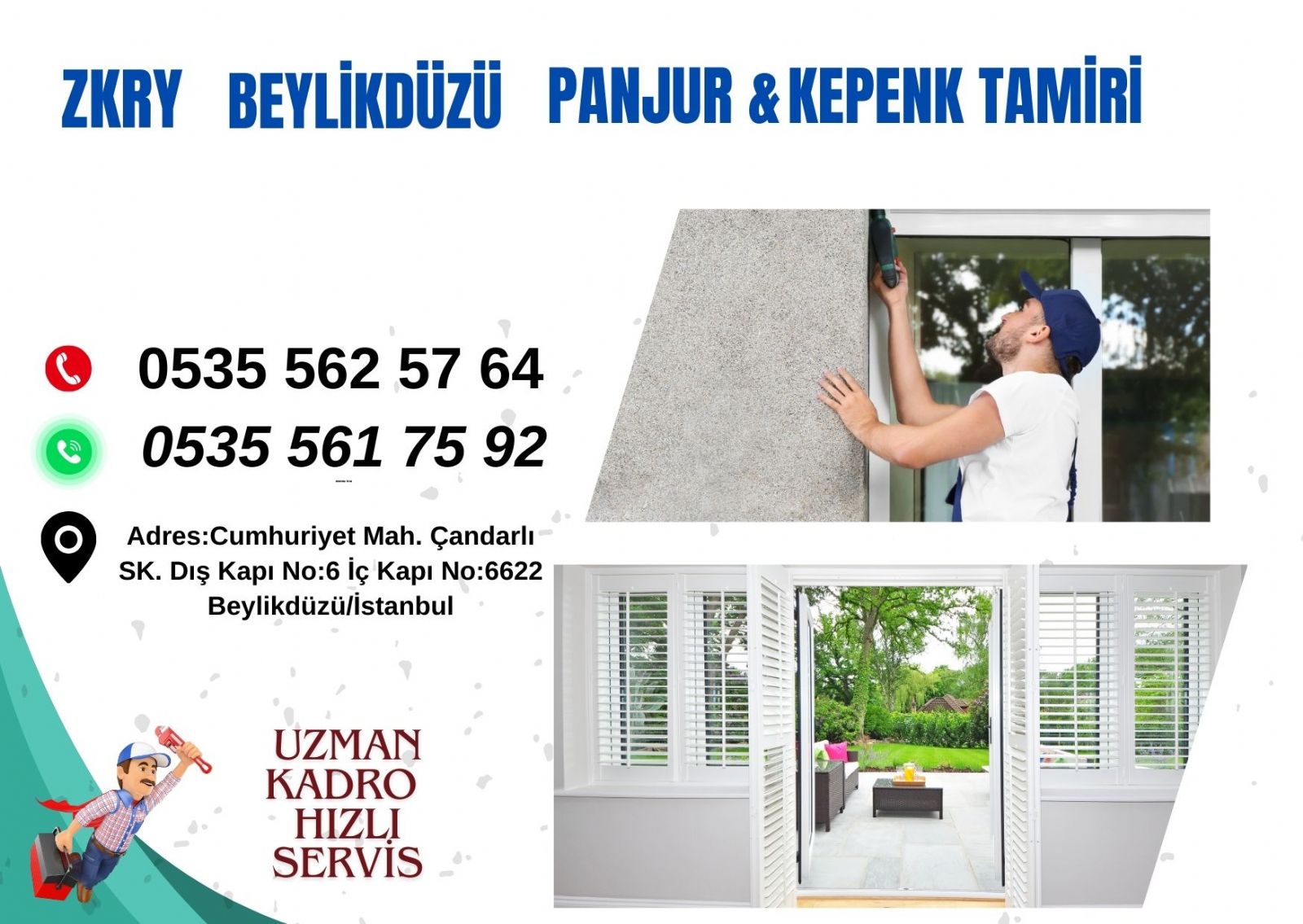 Beylikdüzü  Kepenk ve Panjur Tamiri